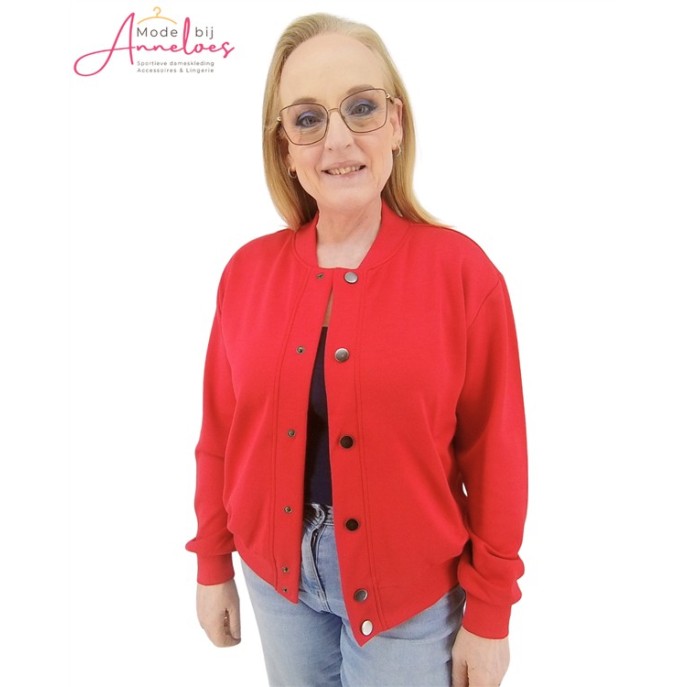 Enjoy Jasje Bomber 183262 Rood Enjoy Jasje Bomber 183262 Rood